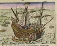 Picture 19 of 35 from Rerum et urbis Amstelodamensium historia. : In qua Hollandiæ primum atque inde Amstelandiæ, oppidiq[ue], natales ... additis suo loco tabulis æri incisis, ad hæc usque tempora, observata annorum serie accuratè omnia deducuntur. (1611), leaf 208