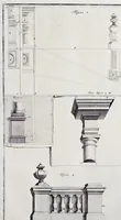 Picture 3 of 11 from Perspectiva pes picturae, das ist, Kurtze und leichte Verfassung der practicabelsten Regul, zur perspectivischen Zeichnüngs-Künst ... (1719), leaf 38