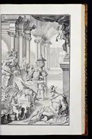 An illustration from Perspectiva pes picturae, das ist, Kurtze und leichte Verfassung der practicabelsten Regul, zur perspectivischen Zeichnüngs-Künst ... (1719)