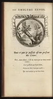 An illustration from Emblemes, ou, Devises chrétiennes : ouvrage mêlé de prose & de vers, et enrichi de figures, dedié au roy (1717)