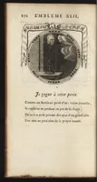 Picture 12 of 27 from Emblemes, ou, Devises chrétiennes : ouvrage mêlé de prose & de vers, et enrichi de figures, dedié au roy (1717), leaf 181