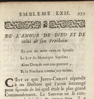 An illustration from Emblemes, ou, Devises chrétiennes : ouvrage mêlé de prose & de vers, et enrichi de figures, dedié au roy (1717)