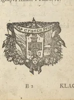 An illustration from Gulden-spiegel, ofte opweckinge tot christelyke deugden : afgedeelt in twee deelen : waer in vertoond werd de schadelyckheyt der sonden, mitsgaders de goetheyt en weldaden Gods over den boetvaerdigen, tot leeringe en stichtinge alle christenen toe-gepast : noch is hier by gevoegt Thamars ontschaking, of de verdoolde liefde van Amnon : als mede de vermaeckelyke bruylofts-kroon, doorgevlochten met verscheyde leersame gedichten, vermakelijke bruylofts- en aendachtige liedekens : voorgestelt op de vier getyden van den dagh (1708)