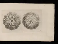 An illustration from Ein schön nützliches Zierathen Buch vor alle Künstler, als Goldtschmid, Bildthauer, Mahler, Ührmacher, Schlosser und andere, die sich der Kunst ergeben (1680)