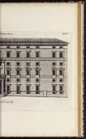 Picture 14 of 29 from Romae antiquae et novae theatrum, sive, Genuina ac vera urbis, juxta varios ejusdem status, delineatio topographica : unà cum primariis illius aedificiis ac monumentis, veluti templis, simulacris, circis, campis, theatris, arcubus, porticibus, columnis, statuis & sepulcris antiquis, praecipuè verò modernis templis, palatiis & aedificiis, nonaginta tabulis aeneis exhibitis & secundùm nobilioris architecturae simulac perspectivae regulas extructis, ruinisq́ue illustrioribus (1684), leaf 124