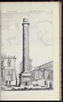 Picture 4 of 29 from Romae antiquae et novae theatrum, sive, Genuina ac vera urbis, juxta varios ejusdem status, delineatio topographica : unà cum primariis illius aedificiis ac monumentis, veluti templis, simulacris, circis, campis, theatris, arcubus, porticibus, columnis, statuis & sepulcris antiquis, praecipuè verò modernis templis, palatiis & aedificiis, nonaginta tabulis aeneis exhibitis & secundùm nobilioris architecturae simulac perspectivae regulas extructis, ruinisq́ue illustrioribus (1684), leaf 52