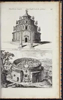 Picture 7 of 29 from Romae antiquae et novae theatrum, sive, Genuina ac vera urbis, juxta varios ejusdem status, delineatio topographica : unà cum primariis illius aedificiis ac monumentis, veluti templis, simulacris, circis, campis, theatris, arcubus, porticibus, columnis, statuis & sepulcris antiquis, praecipuè verò modernis templis, palatiis & aedificiis, nonaginta tabulis aeneis exhibitis & secundùm nobilioris architecturae simulac perspectivae regulas extructis, ruinisq́ue illustrioribus (1684), leaf 72