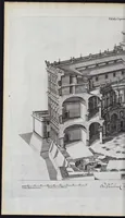 Picture 10 of 29 from Romae antiquae et novae theatrum, sive, Genuina ac vera urbis, juxta varios ejusdem status, delineatio topographica : unà cum primariis illius aedificiis ac monumentis, veluti templis, simulacris, circis, campis, theatris, arcubus, porticibus, columnis, statuis & sepulcris antiquis, praecipuè verò modernis templis, palatiis & aedificiis, nonaginta tabulis aeneis exhibitis & secundùm nobilioris architecturae simulac perspectivae regulas extructis, ruinisq́ue illustrioribus (1684), leaf 95