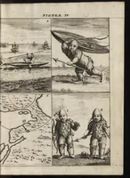 Picture 4 of 19 from De noordsche weereld : vertoond in twee nieuwe, aenmercklijcke, derwaerts gedaene reysen : d'eene, van de heer Martiniere door Norweegen, Lapland, Boranday, Siberien, Samojessie, Ys-land, Groenland en Nova-Zembla ... : dandre, van de Hamburger Frederick Martens, verright nae Spitsbergen of Groenland, in't jaer 1671 ... (1685), leaf 378
