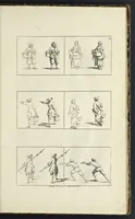 An illustration from The principles of drawing, or, An easy and familiar method for the improvement of youth in the practice of that useful art : being a compleat drawing book, containing a curious collection of examples in all the variety of cases, as the several parts of the human body, whole figures, landskips, cattle, &c. curiously engraved on copper-plates, after the designs of Albert Durer, Abrah. Bloemart, Carlo Morac, Le Clerc, Hollar, and other great masters : to which is prefix'd an introduction to drawing ... (1764)