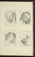 An illustration from The principles of drawing, or, An easy and familiar method for the improvement of youth in the practice of that useful art : being a compleat drawing book, containing a curious collection of examples in all the variety of cases, as the several parts of the human body, whole figures, landskips, cattle, &c. curiously engraved on copper-plates, after the designs of Albert Durer, Abrah. Bloemart, Carlo Morac, Le Clerc, Hollar, and other great masters : to which is prefix'd an introduction to drawing ... (1764)