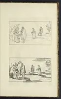 An illustration from The principles of drawing, or, An easy and familiar method for the improvement of youth in the practice of that useful art : being a compleat drawing book, containing a curious collection of examples in all the variety of cases, as the several parts of the human body, whole figures, landskips, cattle, &c. curiously engraved on copper-plates, after the designs of Albert Durer, Abrah. Bloemart, Carlo Morac, Le Clerc, Hollar, and other great masters : to which is prefix'd an introduction to drawing ... (1764)