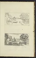 An illustration from The principles of drawing, or, An easy and familiar method for the improvement of youth in the practice of that useful art : being a compleat drawing book, containing a curious collection of examples in all the variety of cases, as the several parts of the human body, whole figures, landskips, cattle, &c. curiously engraved on copper-plates, after the designs of Albert Durer, Abrah. Bloemart, Carlo Morac, Le Clerc, Hollar, and other great masters : to which is prefix'd an introduction to drawing ... (1764)