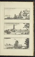 Picture 45 of 54 from The principles of drawing, or, An easy and familiar method for the improvement of youth in the practice of that useful art : being a compleat drawing book, containing a curious collection of examples in all the variety of cases, as the several parts of the human body, whole figures, landskips, cattle, &c. curiously engraved on copper-plates, after the designs of Albert Durer, Abrah. Bloemart, Carlo Morac, Le Clerc, Hollar, and other great masters : to which is prefix'd an introduction to drawing ... (1764), leaf 92