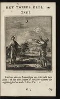 Picture 17 of 26 from Jezus en de Ziel : een geestelyke Spiegel voor't gemoed, bestaande in veertig aangenaame en stichtelyke Zinnebeelde : vervat in drie deelen (1722), leaf 106