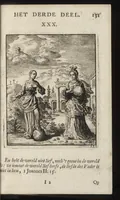 Picture 20 of 26 from Jezus en de Ziel : een geestelyke Spiegel voor't gemoed, bestaande in veertig aangenaame en stichtelyke Zinnebeelde : vervat in drie deelen (1722), leaf 136
