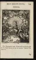 Picture 22 of 26 from Jezus en de Ziel : een geestelyke Spiegel voor't gemoed, bestaande in veertig aangenaame en stichtelyke Zinnebeelde : vervat in drie deelen (1722), leaf 148