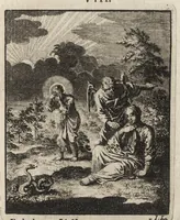 Picture 8 of 26 from Jezus en de Ziel : een geestelyke Spiegel voor't gemoed, bestaande in veertig aangenaame en stichtelyke Zinnebeelde : vervat in drie deelen (1722), leaf 44