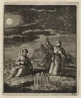 Picture 13 of 26 from Jezus en de Ziel : een geestelyke Spiegel voor't gemoed, bestaande in veertig aangenaame en stichtelyke Zinnebeelde : vervat in drie deelen (1722), leaf 86