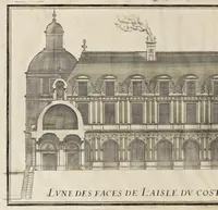 An illustration from Maniere de bien bastir pour toutes sortes de personnes. Contenant les moyens d'elever des bastimens de toutes grandeurs, d'y faire tous les ornemens, commoditez & détachemens qui s'y peuvent souhaiter. Ensemble des desseins pour bastir regulierement sur toute sorte de place (1681)