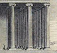 Picture 13 of 57 from Les dix livres d'architecture de Vitruve : corrigez et traduits nouvellement en françois, avec des notes & des figures (1684), leaf 94