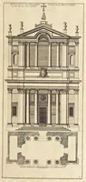An illustration from Insignium Romae templorum prospectus exteriores interioresque, a celebrioribus architectis inventi : nunc tandem suis cum plantis ac mensuris a Io. Iacobo de Rubeis Romano suis typis in lucem editi ad aedem Pacis : cum privilegio Summi Pontificis, anno MDCLXXXIIII (1684)