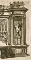 Picture 32 of 33 from Die uber alle Tugende triumphirende Tugend der Beständigkeit : wie dieselbe bey Anwesenheit verschiedener hoch-fürstlich, fürstlich- und gräflicher Personen den __ Februarii, 1684, auf dem ChurPfältzischen Residentz-Schlosz zu Heydelberg vorgestellet und praesentiret worden (1684), leaf 124