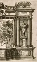 Picture 15 of 33 from Die uber alle Tugende triumphirende Tugend der Beständigkeit : wie dieselbe bey Anwesenheit verschiedener hoch-fürstlich, fürstlich- und gräflicher Personen den __ Februarii, 1684, auf dem ChurPfältzischen Residentz-Schlosz zu Heydelberg vorgestellet und praesentiret worden (1684), leaf 46