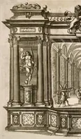 Picture 16 of 33 from Die uber alle Tugende triumphirende Tugend der Beständigkeit : wie dieselbe bey Anwesenheit verschiedener hoch-fürstlich, fürstlich- und gräflicher Personen den __ Februarii, 1684, auf dem ChurPfältzischen Residentz-Schlosz zu Heydelberg vorgestellet und praesentiret worden (1684), leaf 51