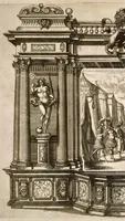Picture 19 of 33 from Die uber alle Tugende triumphirende Tugend der Beständigkeit : wie dieselbe bey Anwesenheit verschiedener hoch-fürstlich, fürstlich- und gräflicher Personen den __ Februarii, 1684, auf dem ChurPfältzischen Residentz-Schlosz zu Heydelberg vorgestellet und praesentiret worden (1684), leaf 75