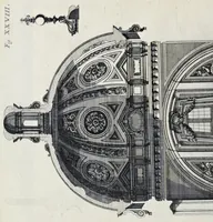 Picture 23 of 35 from Altaria et sacella varia templorum Romae : a celeberrimis quondam architectis structa, quibus sistuntur singulorum orthographia exterior scenographia, ichnographia cum additis ubique mensuris (1690), leaf 107