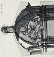 Picture 29 of 35 from Altaria et sacella varia templorum Romae : a celeberrimis quondam architectis structa, quibus sistuntur singulorum orthographia exterior scenographia, ichnographia cum additis ubique mensuris (1690), leaf 131