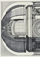 Picture 30 of 35 from Altaria et sacella varia templorum Romae : a celeberrimis quondam architectis structa, quibus sistuntur singulorum orthographia exterior scenographia, ichnographia cum additis ubique mensuris (1690), leaf 135