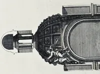 Picture 35 of 35 from Altaria et sacella varia templorum Romae : a celeberrimis quondam architectis structa, quibus sistuntur singulorum orthographia exterior scenographia, ichnographia cum additis ubique mensuris (1690), leaf 149