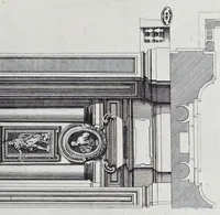 Picture 17 of 35 from Altaria et sacella varia templorum Romae : a celeberrimis quondam architectis structa, quibus sistuntur singulorum orthographia exterior scenographia, ichnographia cum additis ubique mensuris (1690), leaf 76