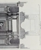 Picture 18 of 35 from Altaria et sacella varia templorum Romae : a celeberrimis quondam architectis structa, quibus sistuntur singulorum orthographia exterior scenographia, ichnographia cum additis ubique mensuris (1690), leaf 80