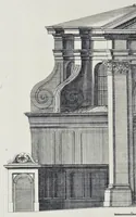 Picture 9 of 26 from Insignium Romae templorum prospectus exteriores et interiores, a celebrioribus architectis inuenti : nunc tandem suis cum plantis ac mensuris septuaginta tribus figuris aeri incisis, in luce[m] editi (1690), leaf 87