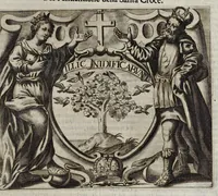 Picture 18 of 43 from Simboli festiui : per le solennità principali di Christo nostro signore, della Beata Vergine Maria, degl'apostoli, e d'altri santi, che frà l'anno da chiesa santa di suo precetto si celebrano (1698), leaf 138