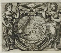 Picture 21 of 43 from Simboli festiui : per le solennità principali di Christo nostro signore, della Beata Vergine Maria, degl'apostoli, e d'altri santi, che frà l'anno da chiesa santa di suo precetto si celebrano (1698), leaf 187