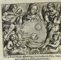 Picture 31 of 43 from Simboli festiui : per le solennità principali di Christo nostro signore, della Beata Vergine Maria, degl'apostoli, e d'altri santi, che frà l'anno da chiesa santa di suo precetto si celebrano (1698), leaf 295