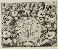 Picture 38 of 43 from Simboli festiui : per le solennità principali di Christo nostro signore, della Beata Vergine Maria, degl'apostoli, e d'altri santi, che frà l'anno da chiesa santa di suo precetto si celebrano (1698), leaf 439