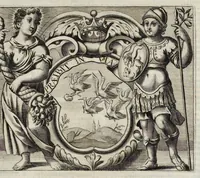 Picture 39 of 43 from Simboli festiui : per le solennità principali di Christo nostro signore, della Beata Vergine Maria, degl'apostoli, e d'altri santi, che frà l'anno da chiesa santa di suo precetto si celebrano (1698), leaf 452
