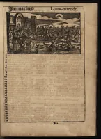 Picture 2 of 15 from Comptoir almanach, op 't jaar onses heeren Jesu Christi M.DC.LXXXX. na de nieuwe en oude-stijl : voorsien met de jaar-marckten, paarde, beeste, en leer-markten : alsmede de vacantien voor den hove van Hollant in 'sGravenhage, Uptrecht, Vrieslant, Amsterdam, &c. : ook op wat uur de post-wagens, treck-schupten en boodens moeten afvaren : noch zijn hier in gesteldt de dagelijckse uuren van des maens op en ondergang, alsmede op wat uur en plaets het met de nieuwe en volle maen hoog en laeg water is (1690), leaf 10
