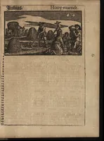 Picture 8 of 15 from Comptoir almanach, op 't jaar onses heeren Jesu Christi M.DC.LXXXX. na de nieuwe en oude-stijl : voorsien met de jaar-marckten, paarde, beeste, en leer-markten : alsmede de vacantien voor den hove van Hollant in 'sGravenhage, Uptrecht, Vrieslant, Amsterdam, &c. : ook op wat uur de post-wagens, treck-schupten en boodens moeten afvaren : noch zijn hier in gesteldt de dagelijckse uuren van des maens op en ondergang, alsmede op wat uur en plaets het met de nieuwe en volle maen hoog en laeg water is (1690), leaf 46
