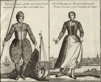 Picture 6 of 20 from Hollandse dorpelingen, enz. = Paisans d'Hollande &c (1713), leaf 16