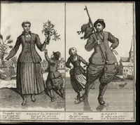 Picture 14 of 20 from Hollandse dorpelingen, enz. = Paisans d'Hollande &c (1713), leaf 26