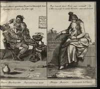 An illustration from Hollandse dorpelingen, enz. = Paisans d'Hollande &c (1713)