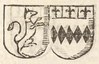 An illustration from Arbor genealogica gentis de Cignano, quam merito ac virtuti D. Caroli per lineam rectam eodem ex stipite descendentis (1687)