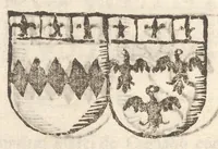 Picture 15 of 37 from Arbor genealogica gentis de Cignano, quam merito ac virtuti D. Caroli per lineam rectam eodem ex stipite descendentis (1687), leaf 27