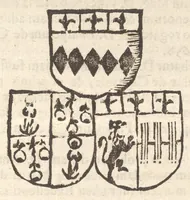 An illustration from Arbor genealogica gentis de Cignano, quam merito ac virtuti D. Caroli per lineam rectam eodem ex stipite descendentis (1687)